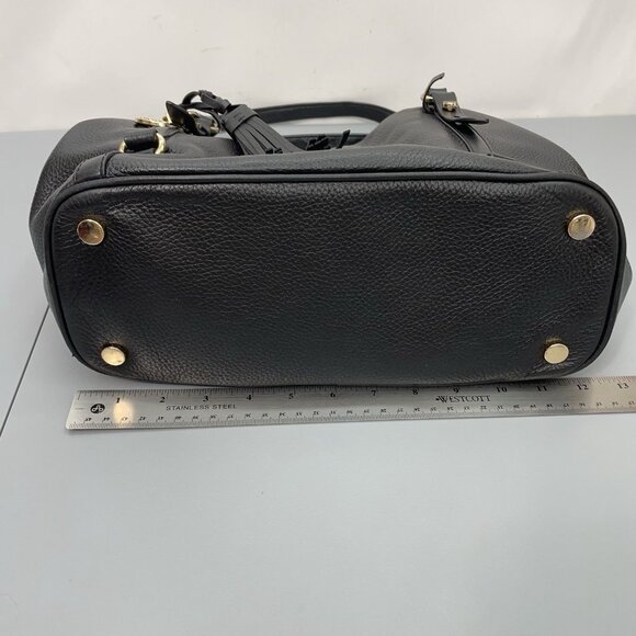 Michael Kors Carrie Shoulder Bag Tote Large Pebbled Leather Black - Picture 12 of 16